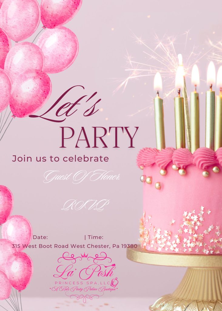 Pink Watercolor 13th Birthday Animated Square Invitation
